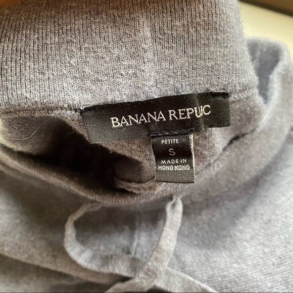 Banana Republic grey sweater petite jogger, Size SP - Picture 2 of 4